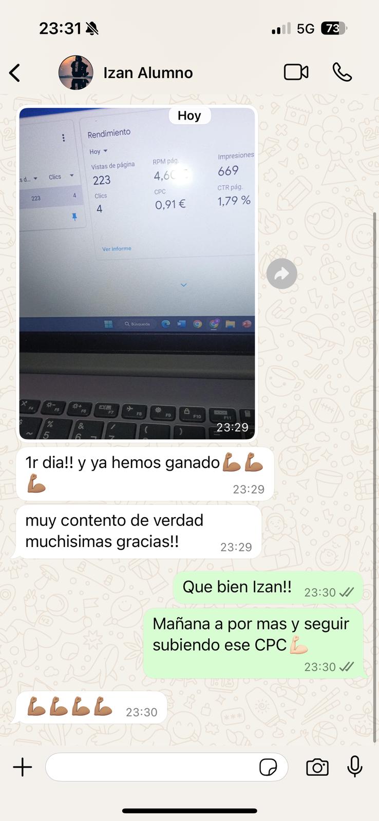 Conversación con cliente